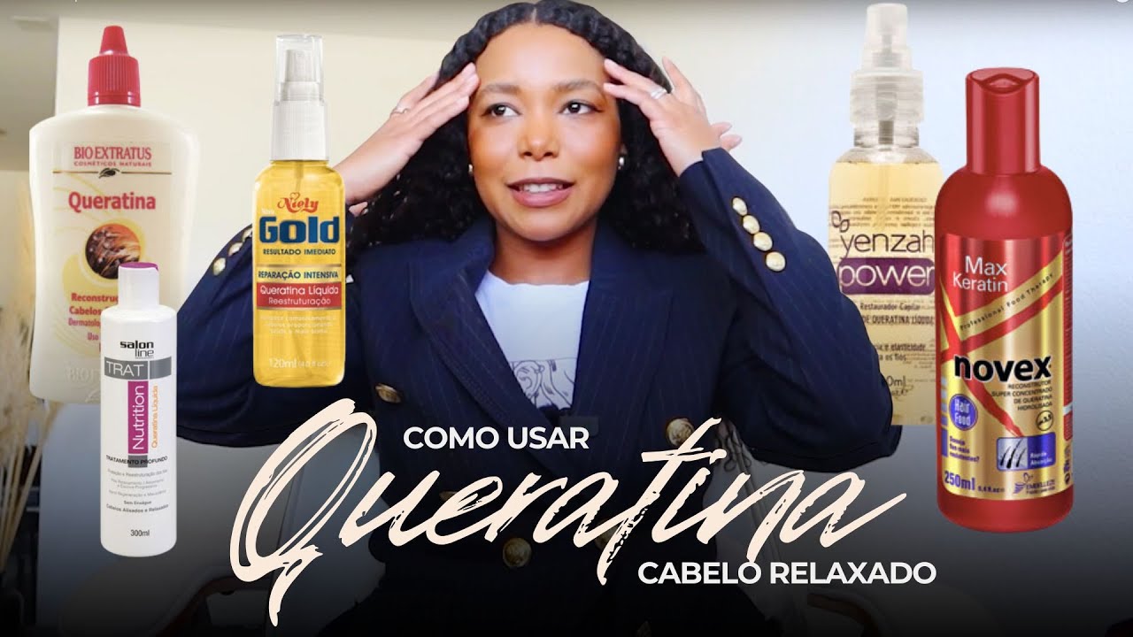 Como usar queratina no cabelo com qu&iacute;mica | Jana Cambier