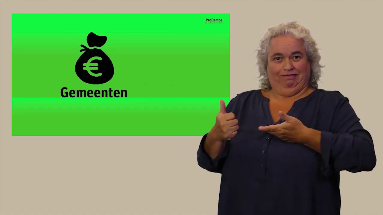 De gemeentefinanciën: hoe komt de gemeente aan geld? (met NGT-vertaling)