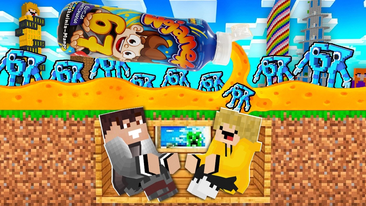 Tsunami WOJANEK 67 🌊 vs TAJNY BUNKIER ☢️ w Minecraft!
