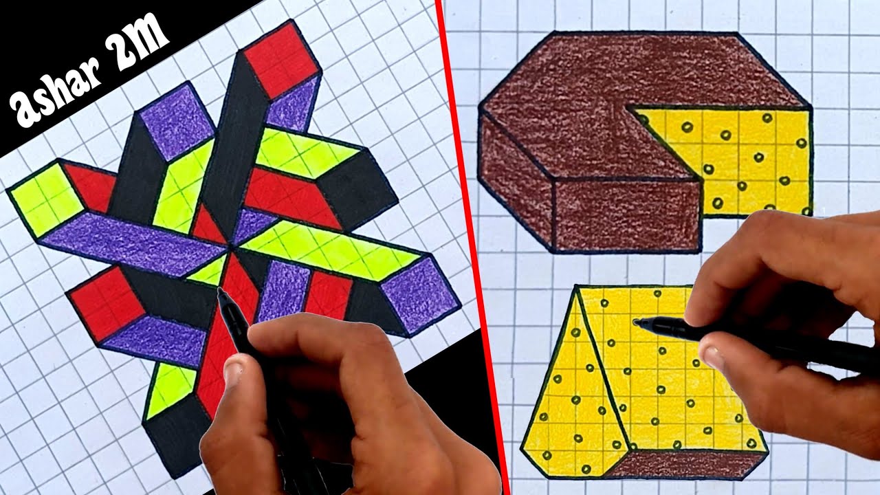 3D Drawings for Beginners | Ashar 2M
