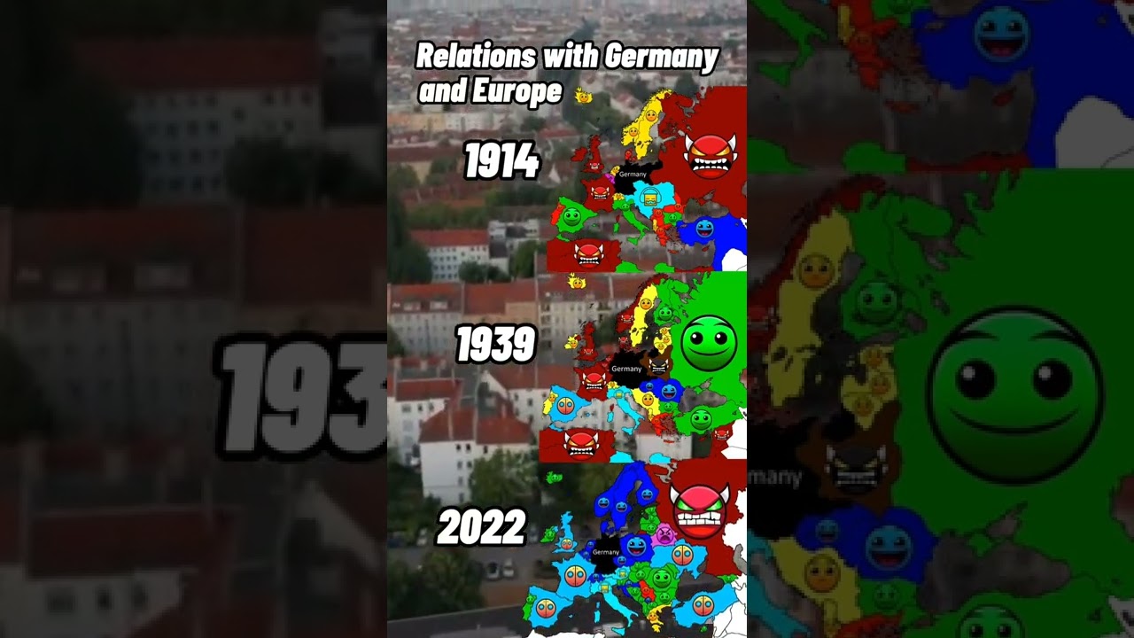 Relations with Germany and Europe (1914-2022) #history #geography #conflict #shorts