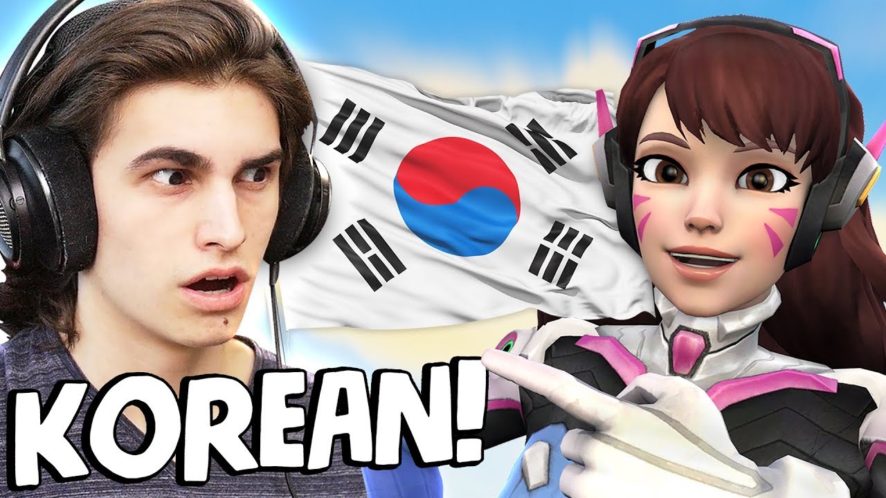 Playing Overwatch in KOREAN!?