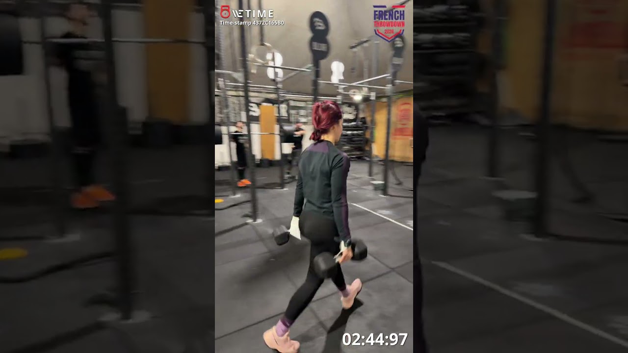 Alessia Urgu French Throwdown qualifier 26.3 team intermediate MMWW