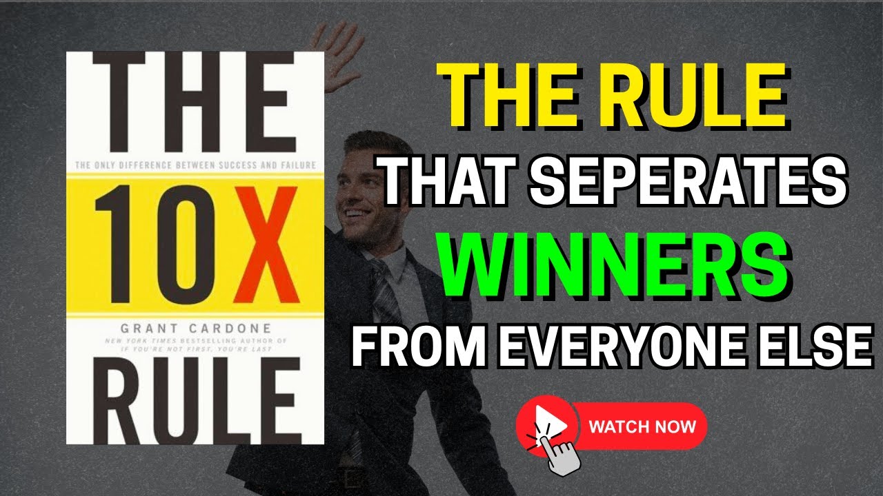 THE 10X RULE Audiobook | Book Summary In English