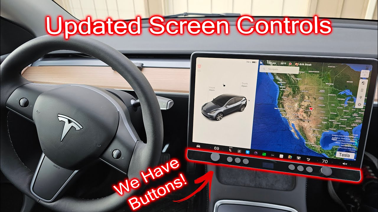 Tesla Model Y & 3 BUTTONS & KNOBS!