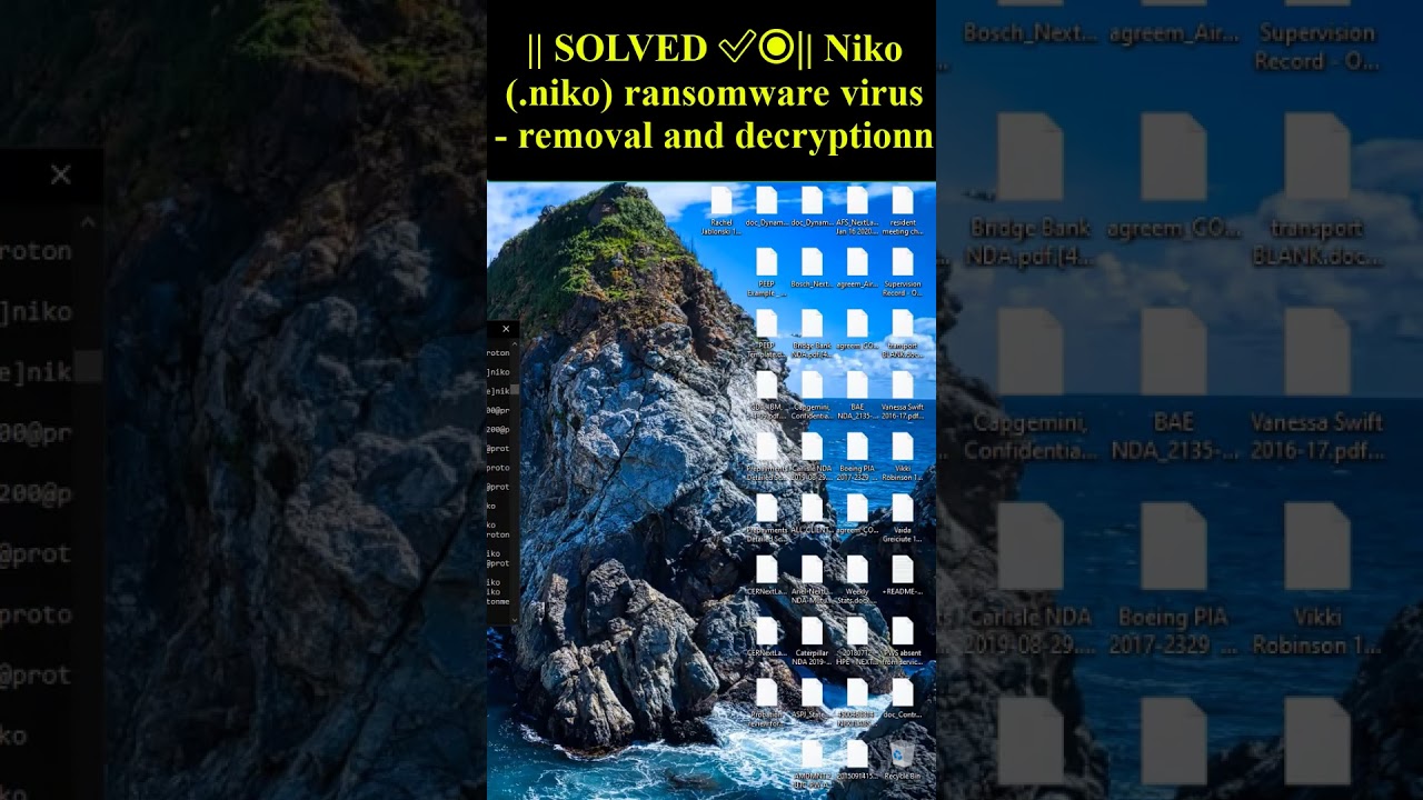 Niko (.niko) ransomware virus #shorts #trending #Niko #ransomwarevirus