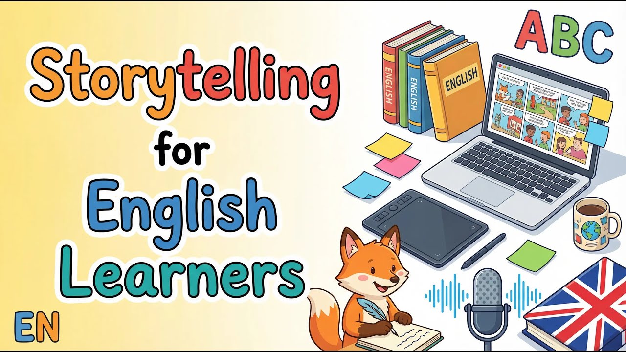 How to Tell a Story in English Without Feeling Nervous I Learn english speaking I Ep. 31