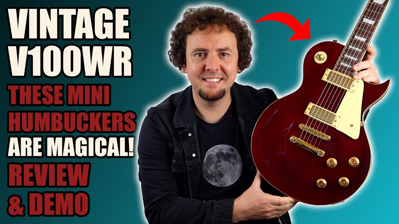 Vintage ReIssued V100WR Wine Red | Why YOU need some mini humbuckers in your life NOW! Review & Demo