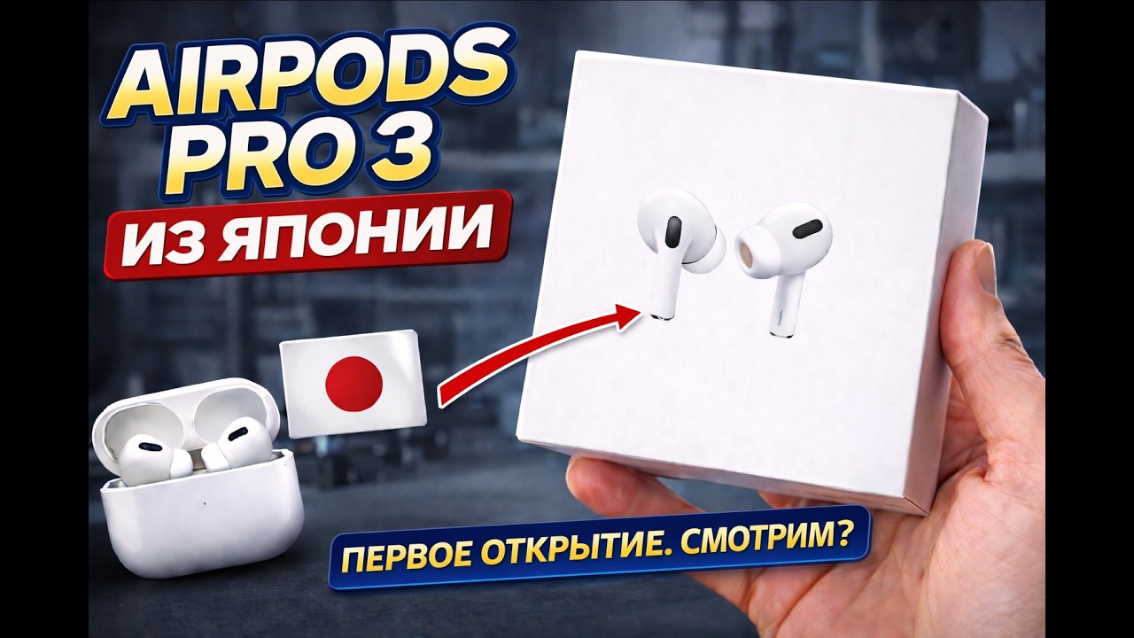 Распаковка новых AirPods Pro 3 — что внутри?