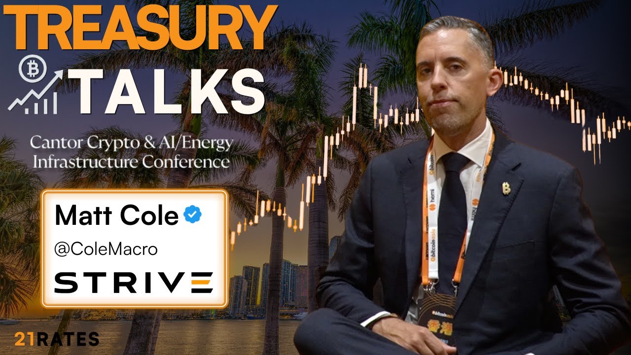 Bitcoin Credit vs Operating Business. Strive vs Twenty One. Strive CEO Explains Why Both Could Win