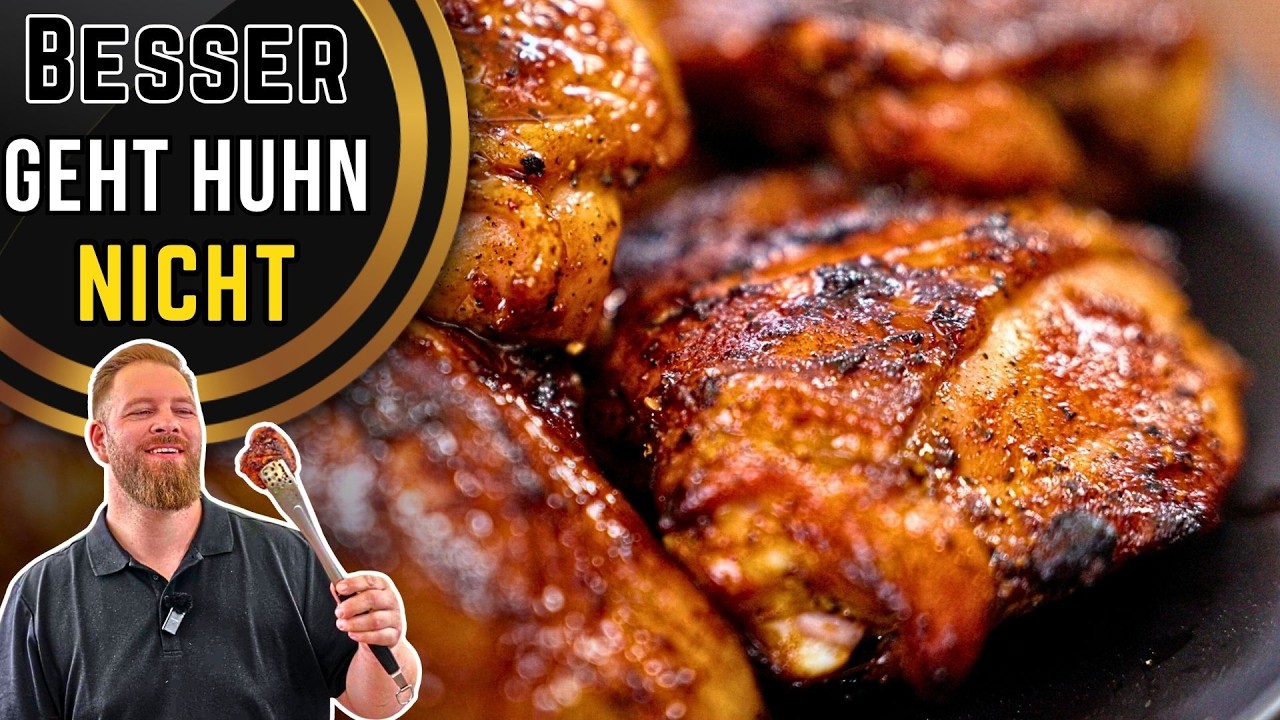 Das einfachste & saftigste Grillhähnchen der Welt!
