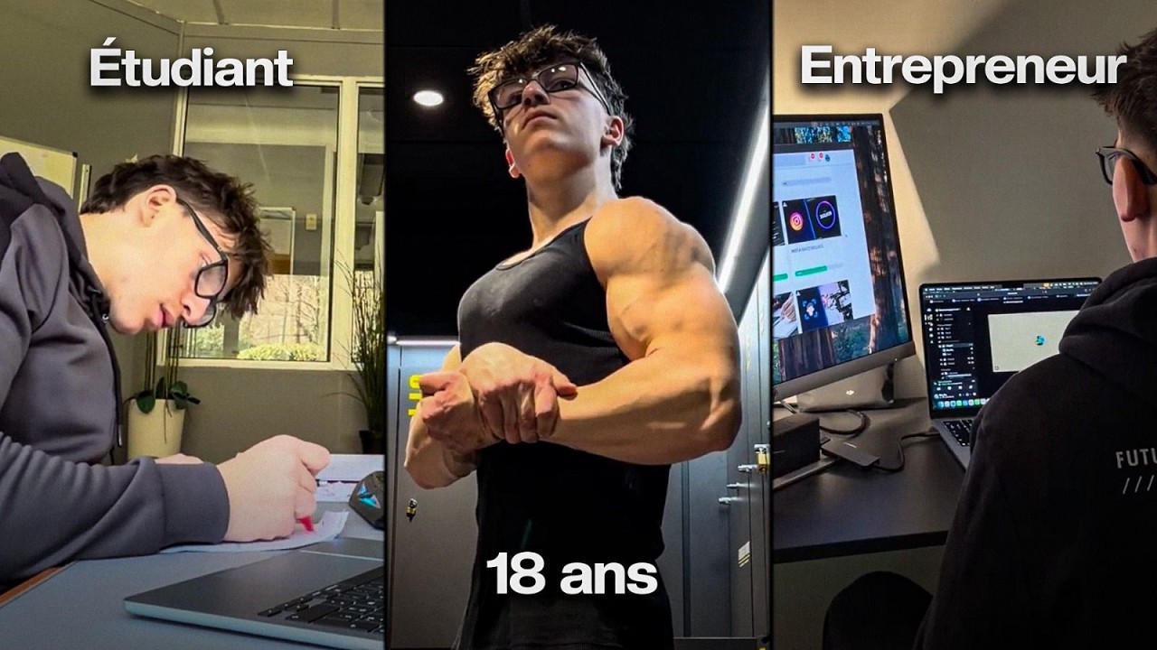 VLOG | Un jour dans ma vie d'étudiant entrepreneur go muscu dans le marketing digital