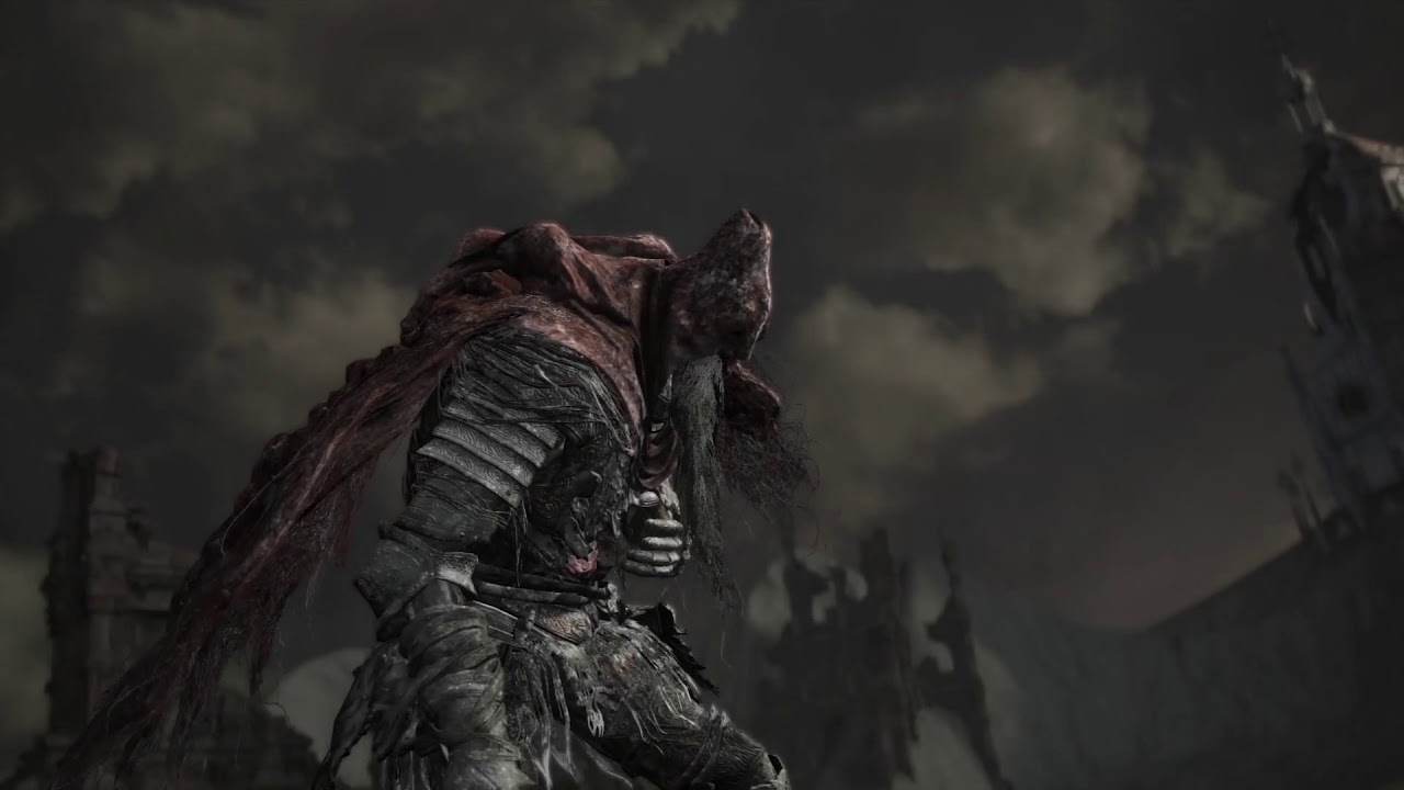 Slave Knight Gael, flawless NG+7 unbuffed broken broken straight sword kill