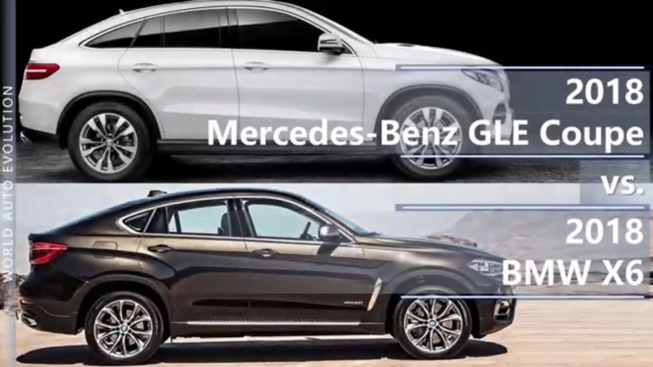2018 Mercedes GLE Coupe vs 2018 BMW X6 (technical comparison)