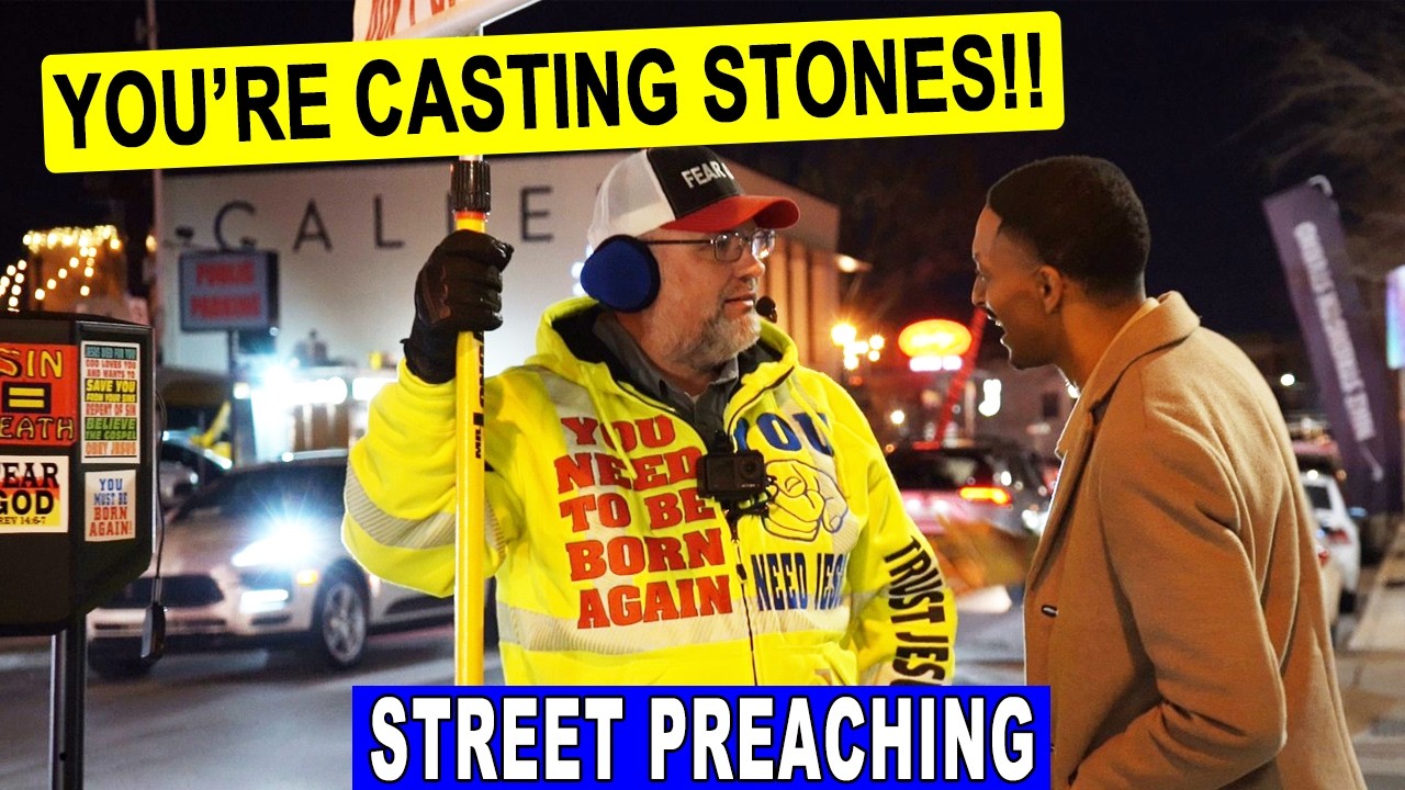 Preaching, Correcting, Rebuking in Austin, TX - Kerrigan Skelly Preaching on 6th St