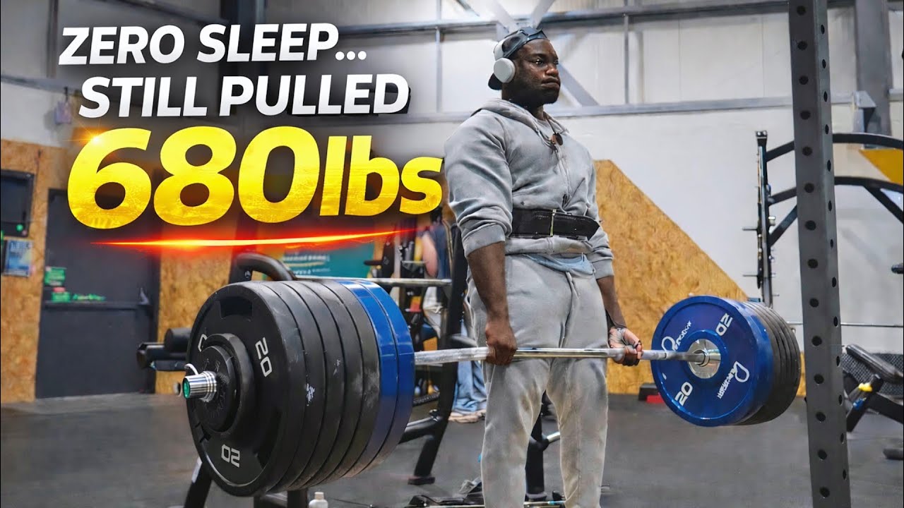 Lets… Deadlift 680lbs with no sleep