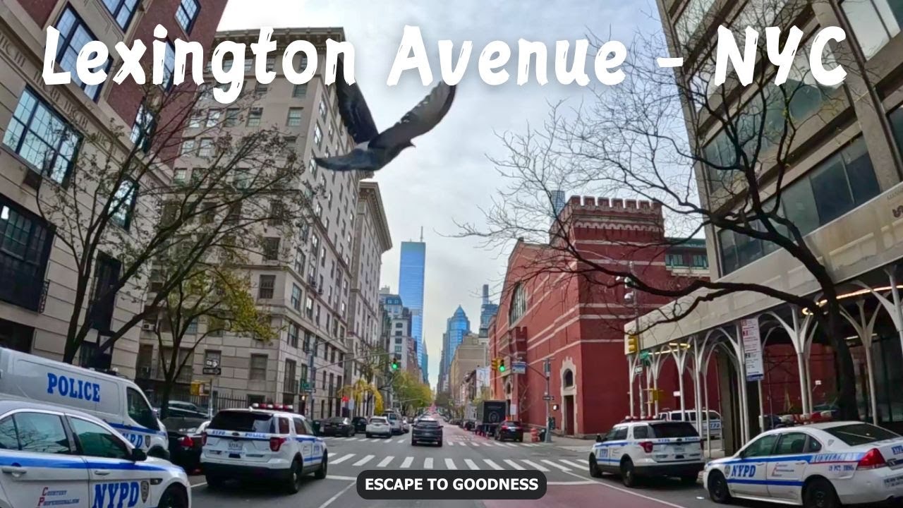 New York City - FULL Driving Tour 4K - Lexington Avenue