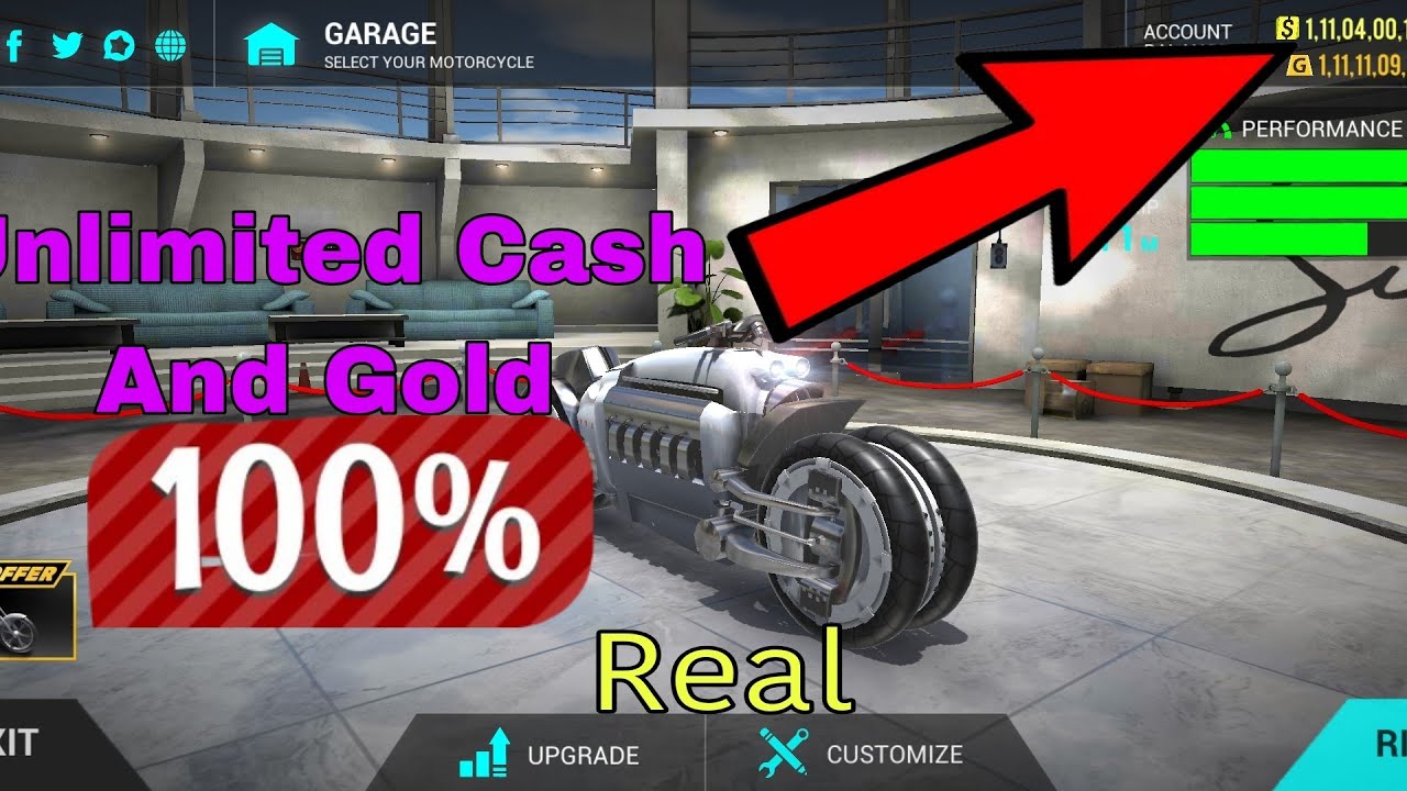 How to get unlimited Cash and gold in Ultimate Motorcycle Simulator💯real