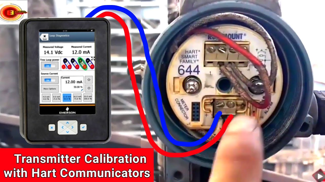 Temperature Transmitter Calibration Method | Hart Communicator | Transmitter Sensor Connection