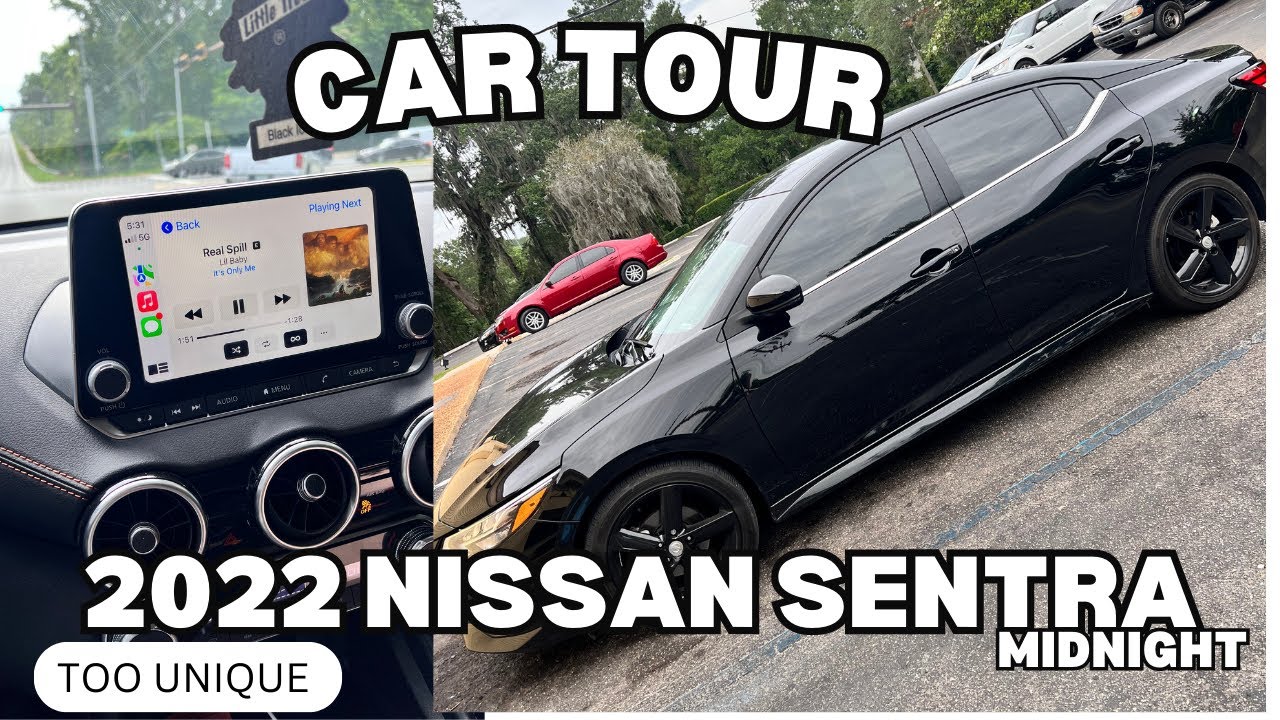 VLOG + 2022 Nissan Sentra Midnight Car Tour | Too Unique