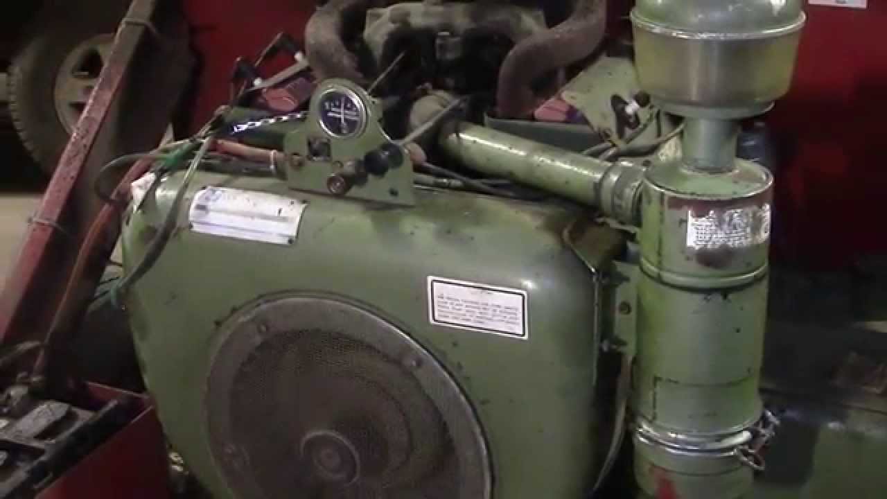 How to Clean Oil Bath Air Filter on Industrial Wisconsin VH4D Engine