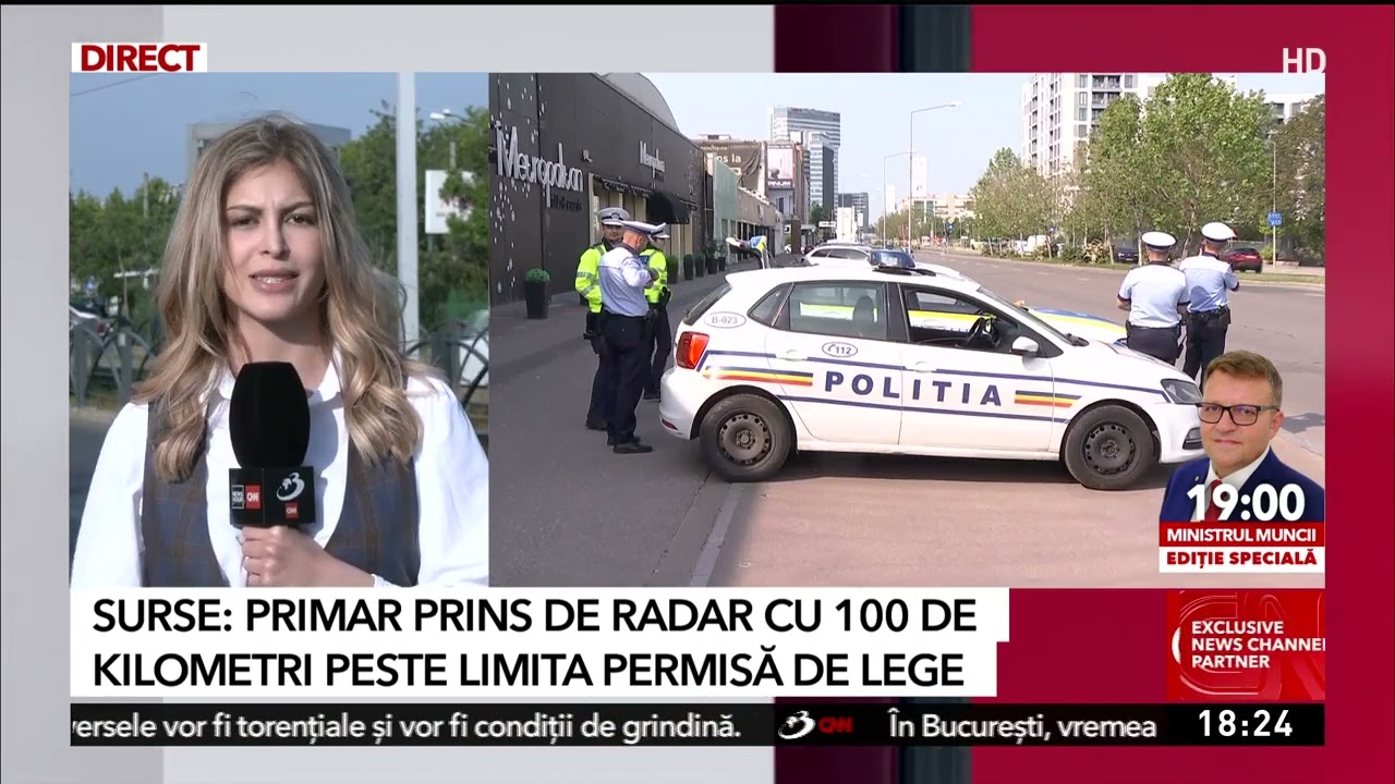 Primar din Vrancea a fost prins cu 182 km la oră | Cum a fost sancţionat