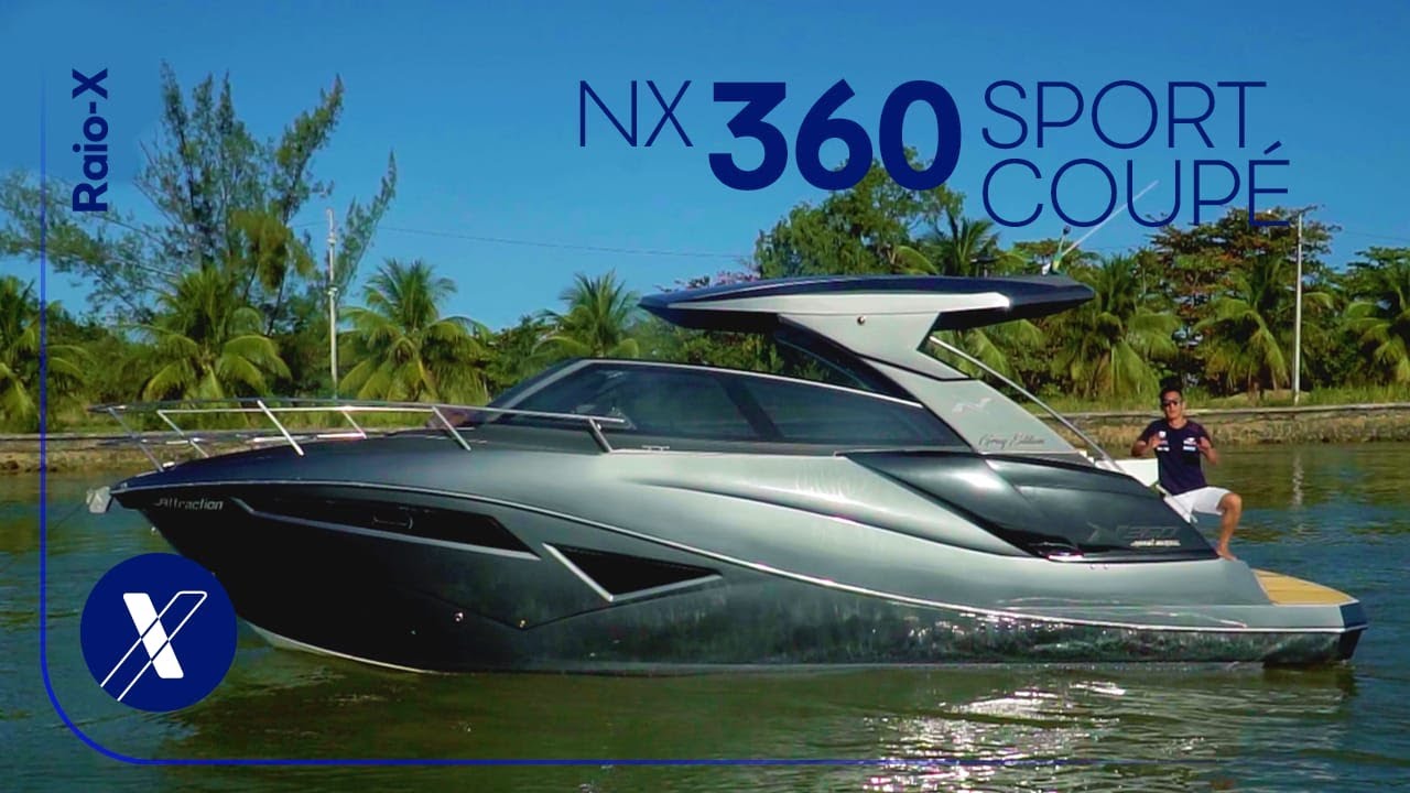 NX 360 Sport Coupé | Teste de lancha proa aberta com cabine