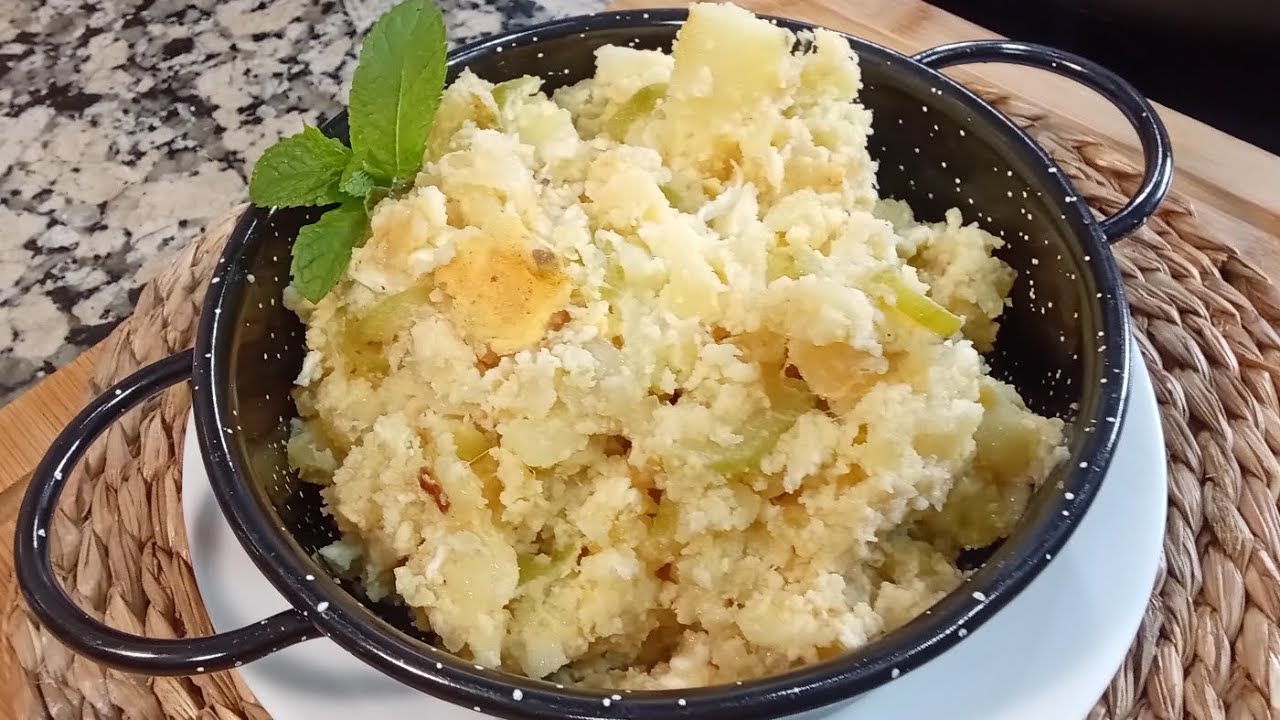 REVUELTO DE PATATAS receta super fácil y deliciosa que te sorprenderá (zarangollo)