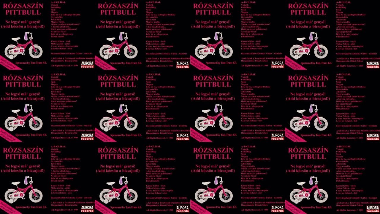 Rózsaszín Pittbull - Ne szívjál füvet