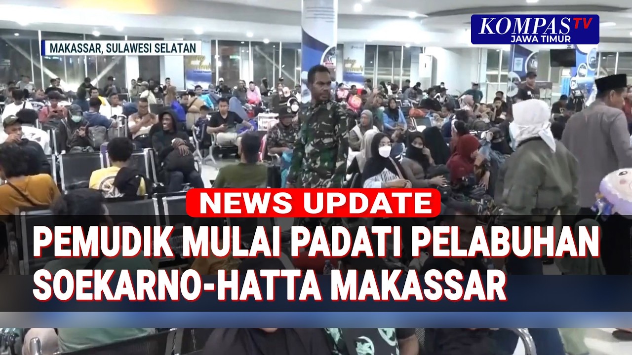 13 Ribu Pemudik Berangkat dari Makassar Sejak Awal Maret, Pelabuhan Soekarno Hatta Mulai Padat