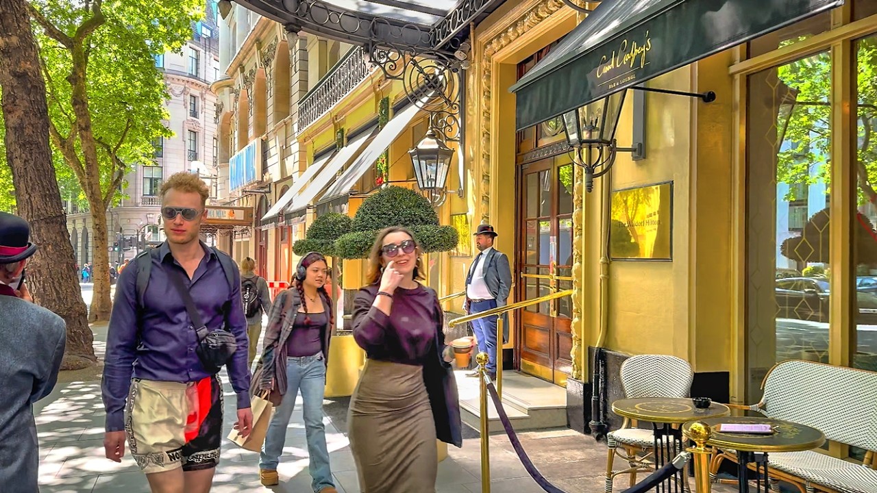 London Walk Tour 2025 🇬🇧 Strand, Covent Garden, Piccadilly, Bond Street to Oxford Circus | 4K HDR