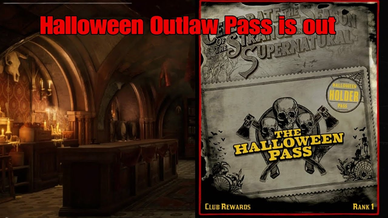 Red Dead Redemption 2 Halloween Outlaw pass