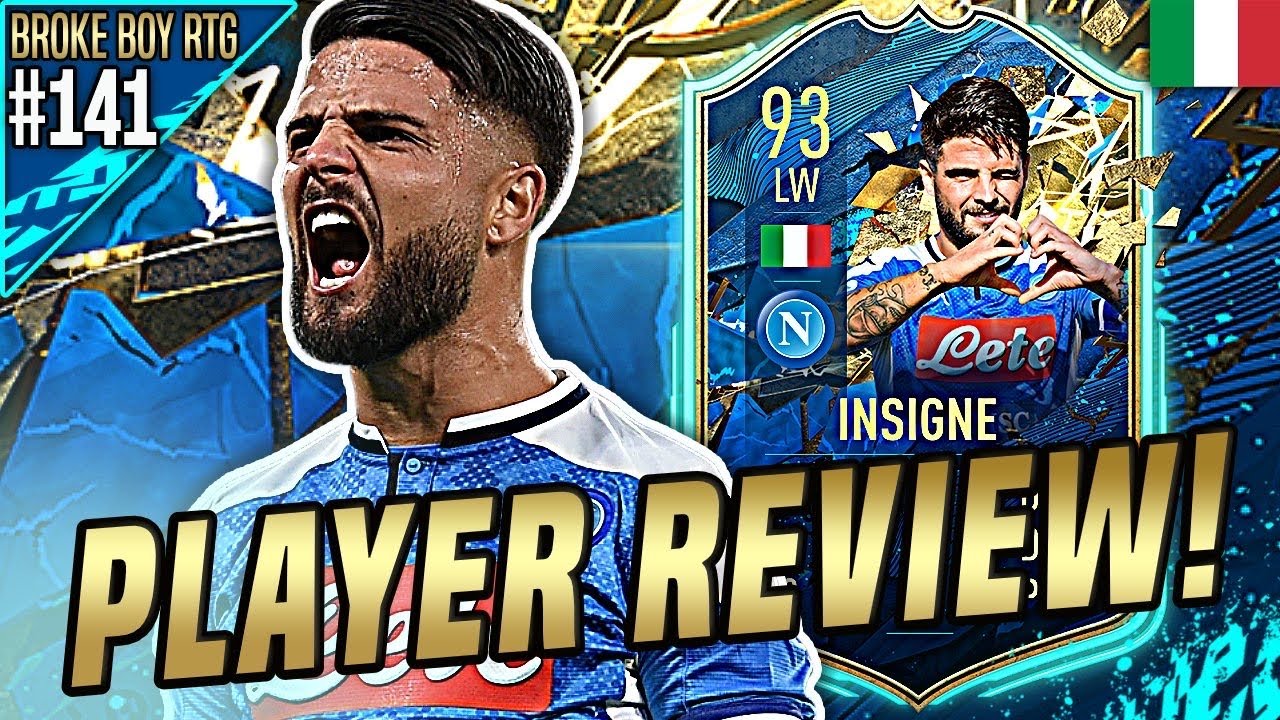 BROKE BOY RTG #141 - THE BEST SERIE A LW! TOTSSF 93 RATED INSIGNE REVIEW - FIFA 20 ULTIMATE TEAM