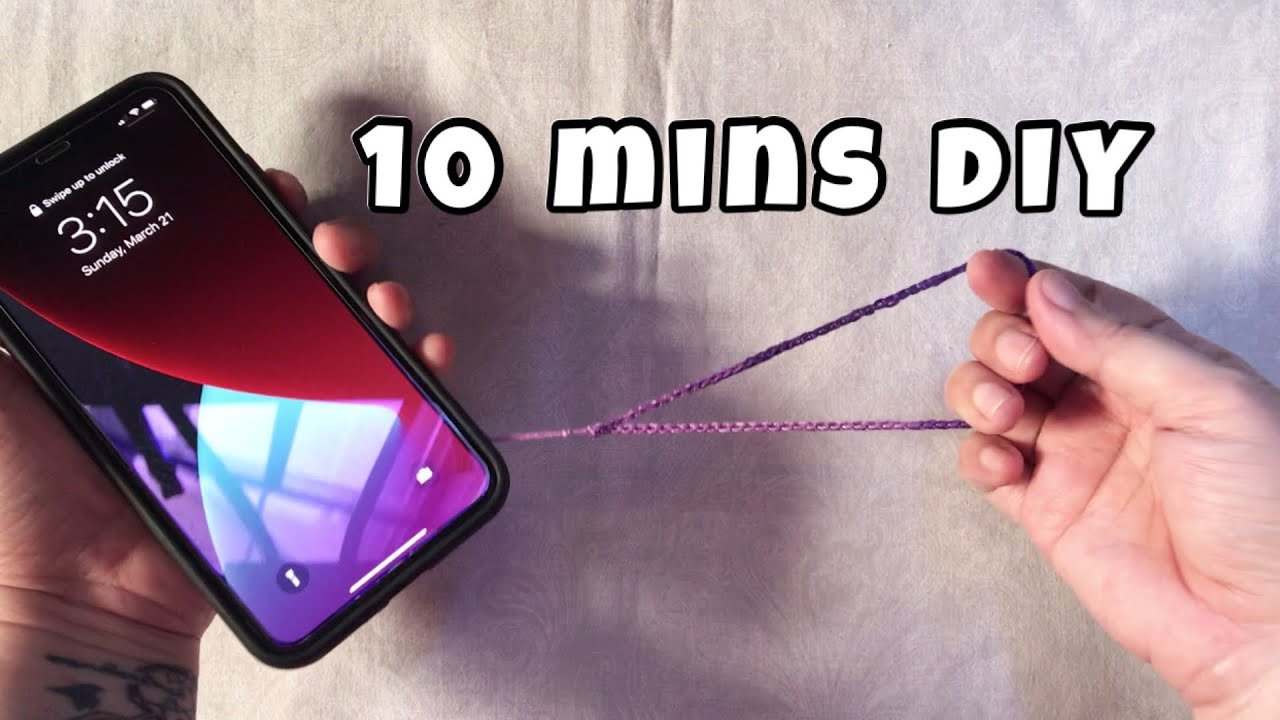 DIY CROCHET WRIST STRAP FOR PHONE | SIMPLE, FAST & EASY CORD OR STRAP | HOW TO CROCHET SIMPLE CORD