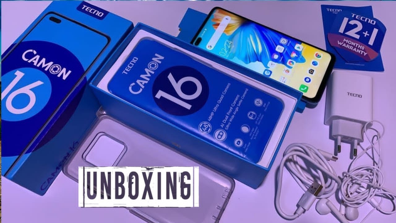 TECNO CAMON 16 UNBOXING
