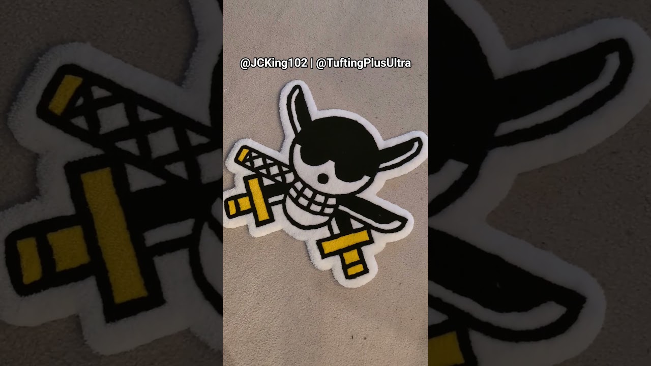 Zoro Jolly Roger Rug #Shorts