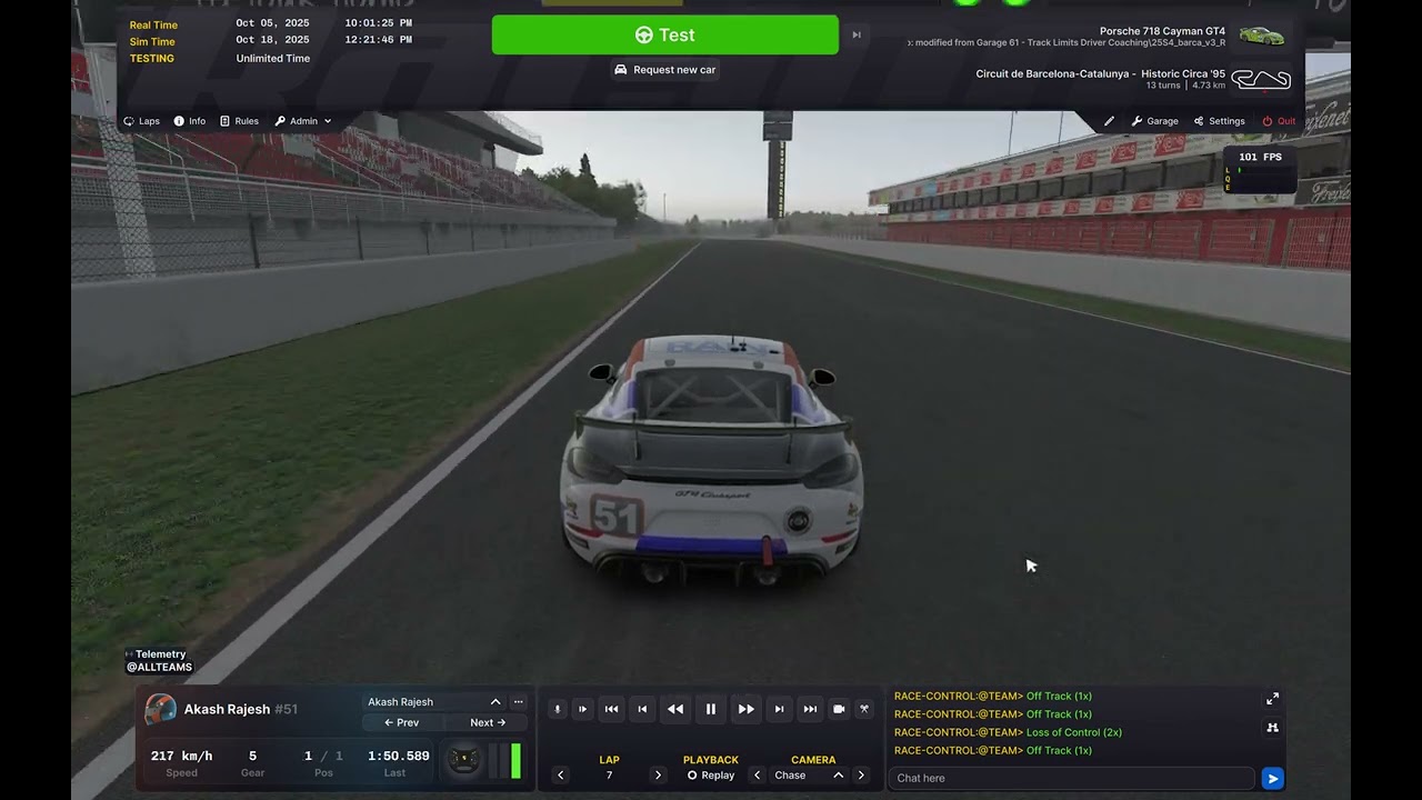 iRacing || 2025S4 || Porsche GT4 || Barcelona Historic || 