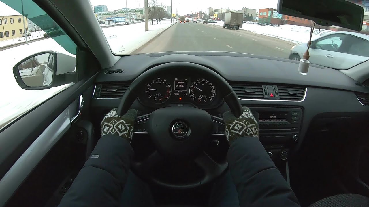 2014 Skoda Octavia A7 1.2 TSI  (CJZA) DSG (105HP) POV TEST DRIVE