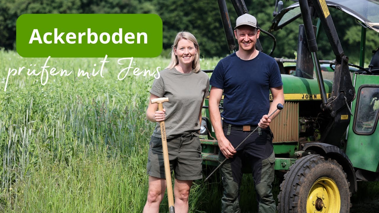 Wie sieht der Boden vom Acker aus?🪱🌱 Erbsen & Triticale im Gemengeanbau auf dem Feld von Jens