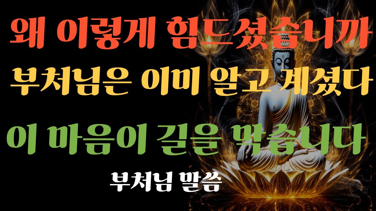 부처님은 말씀하셨다 마음이 어두워지는 사람들에게는 한 가지 공통점이 있다