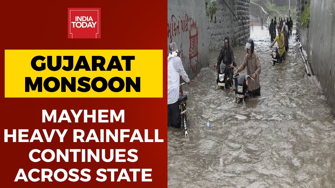 Gujarat Monsoon Mayhem: Heavy Rainfall Continues To Wreak Havoc Across State