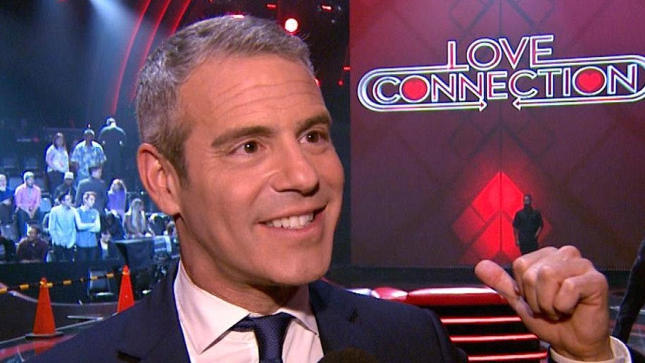 On Set of 'Love Connection' with Andy Cohen