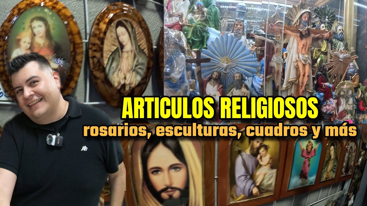 ¿Donde comprar ARTICULOS RELIGIOSOS?🛒📿 en CDMX por MAYOREO 🌟🛍️ rosarios, imágenes,santos y más...
