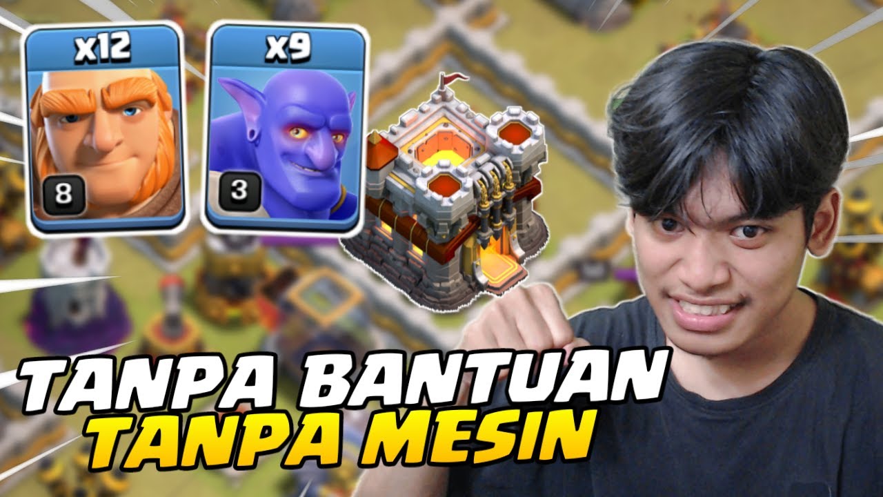 SOLUSI KLAN PELIT! Giant + Bowler WAR TH 11 - COC Indonesia