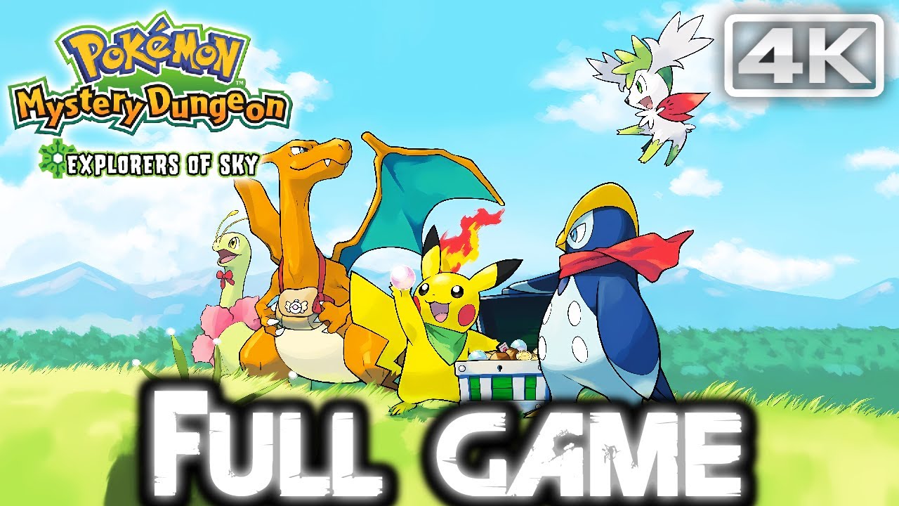 POKÉMON MYSTERY DUNGEON EXPLORERS OF SKY Gameplay Walkthrough FULL GAME (Nintendo DS)