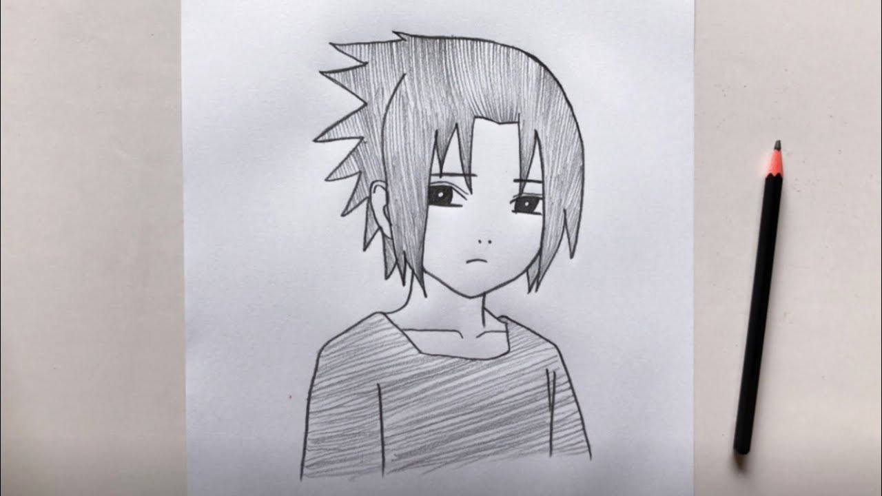 DRAW Your Own Simple Anime Boy Face Sketch Art Now 🙂 