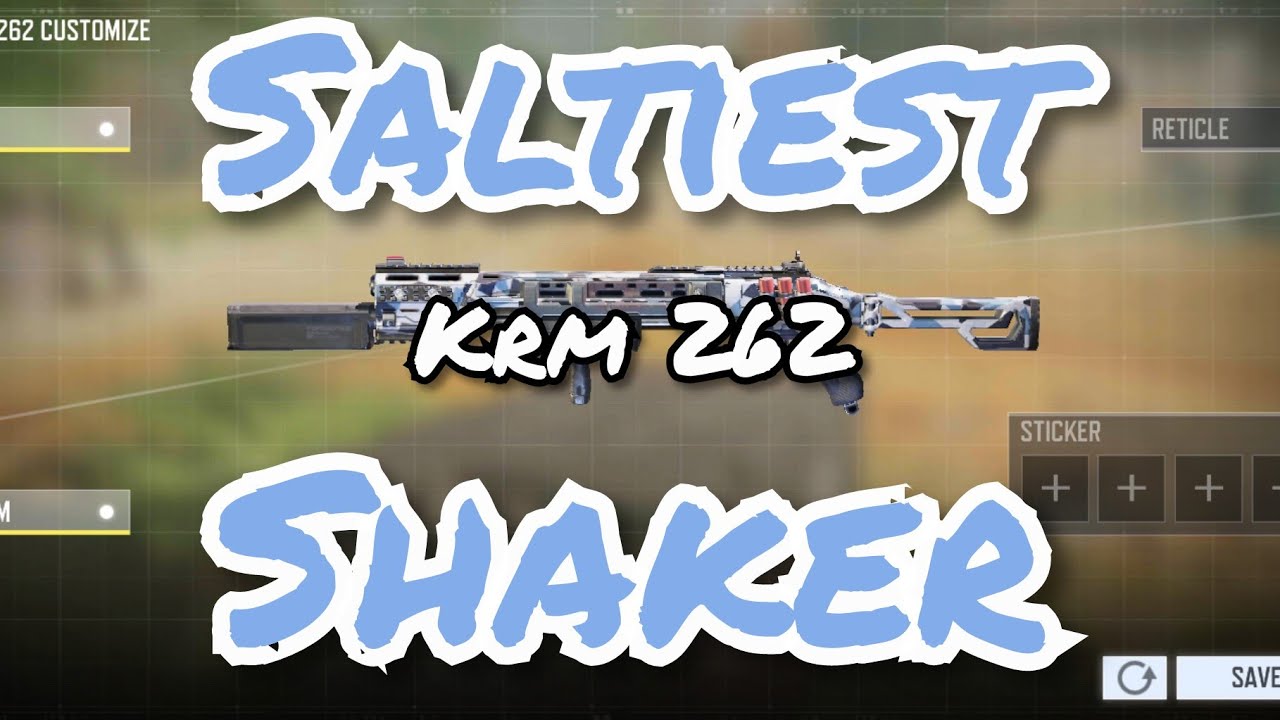 KRM 262 Gunsmith Attachments Salt Shaker | Call of Duty Mobile