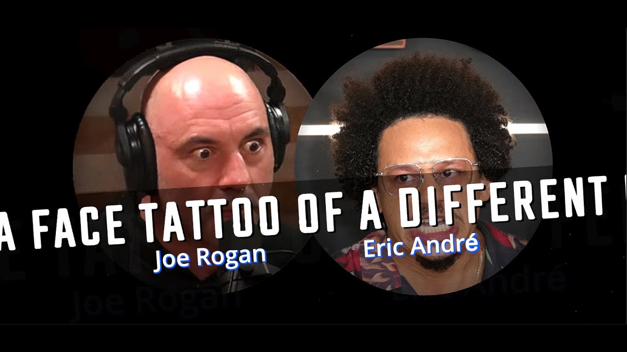 AI Joe Rogan & Eric Andr&eacute; get a face tattoo of a different face