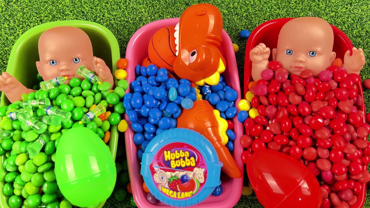 Colorful ASMR Candy Bath #8 | Relaxing Sounds | No Talking