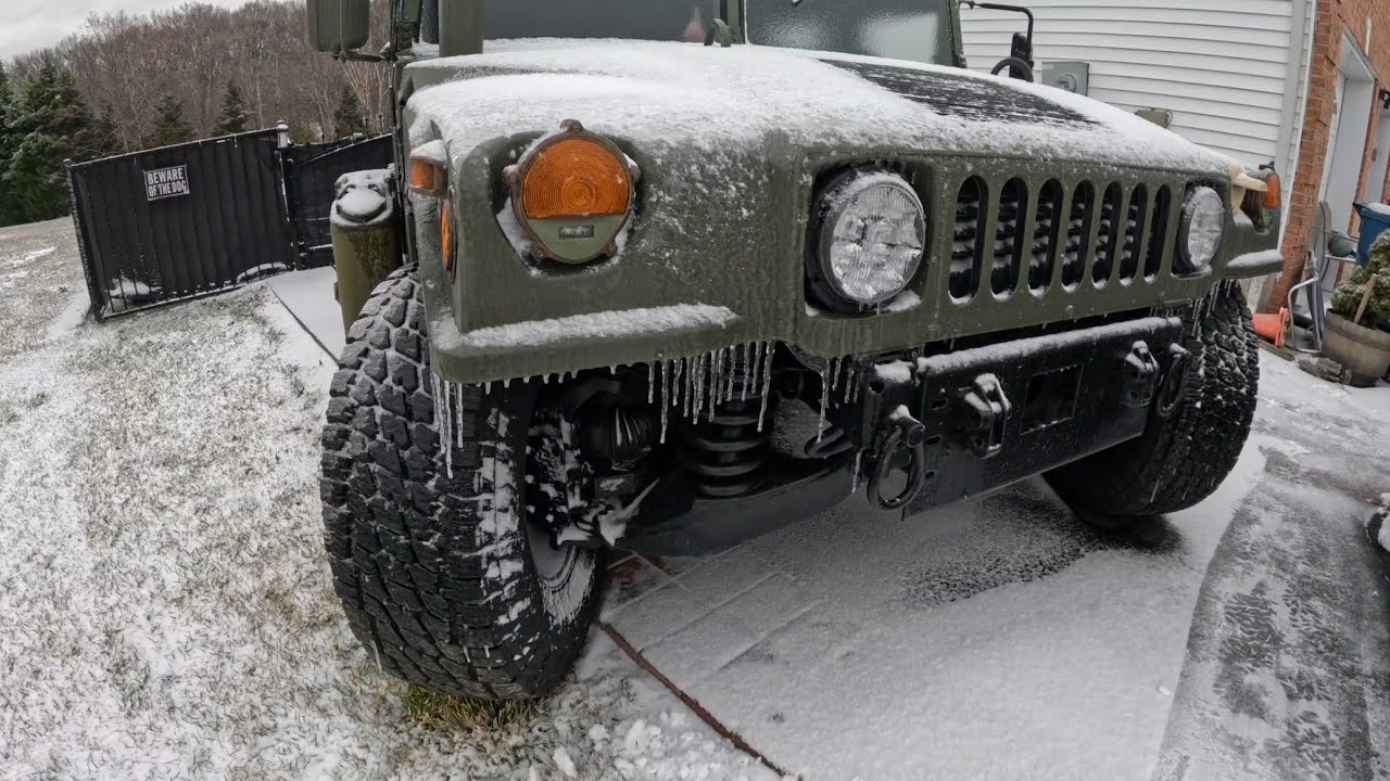   TRUCKS FOR LIFE !!! HMMWV (High Mobility Multipurpose Wheeled Vehicle) Adventures in Ice and Snow